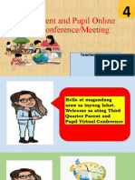 Parent and Pupil Online Conference