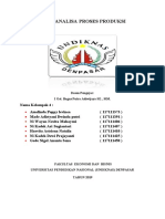 Menganalisa Proses Produksi