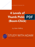 4 Levels of Thumb Picking (Boom-Chick) : by Adam Rafferty