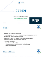 Gu MDT: Virtual Tumour Board Presentation