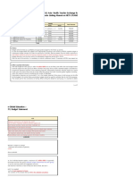 Annex 1. (PLANETS) Budget Statement - Sample (Group)