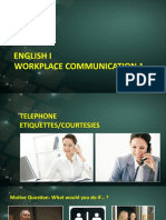 ENG1 WPC - Telephone Etiquettes