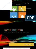 SWOT Analysis - Mod2 - E&M