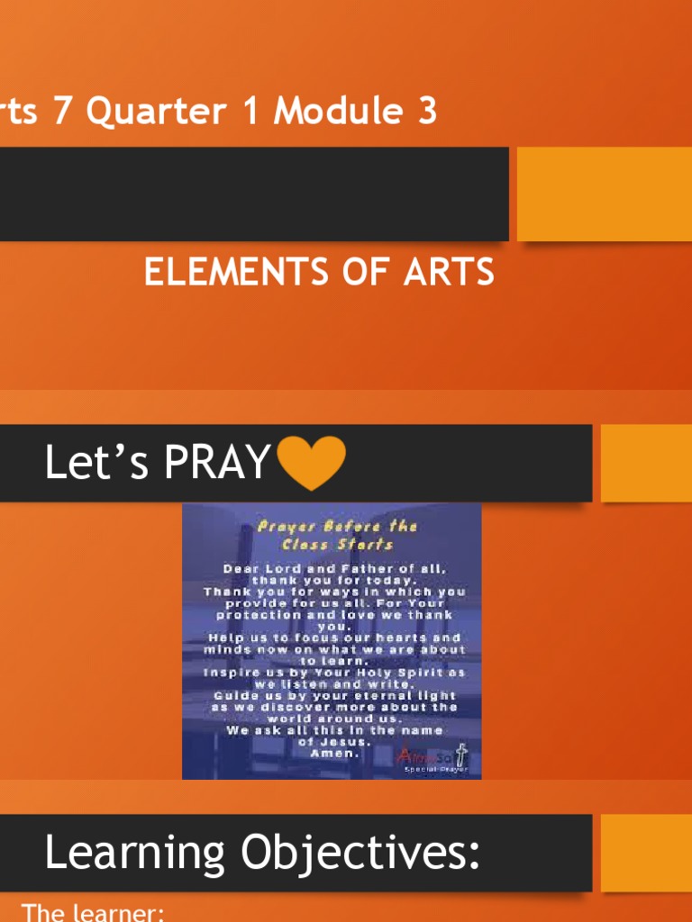 Arts 7 Quarter 1 Module 3 AND 4 PDF Vision Artistic Techniques