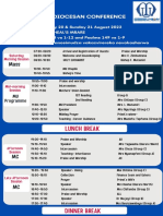 MU Conference Programme