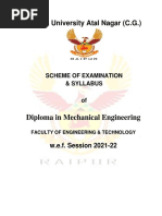 Diploma in Mechanical 2021 22