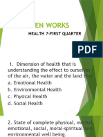 Written Works in Health 7 QRT.1