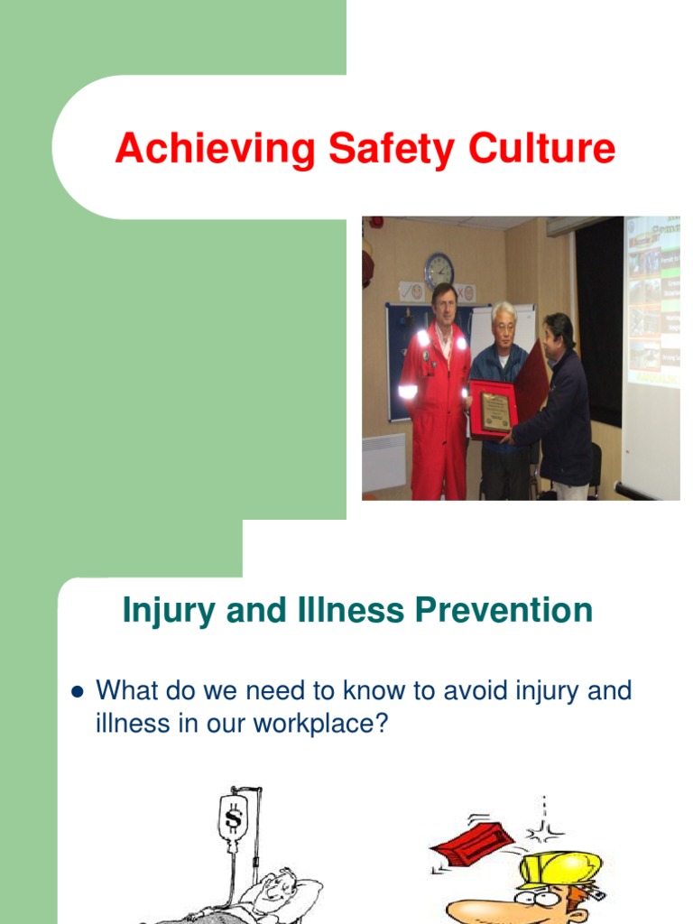 Achieving Safety Culture HSE Presentation HSE Formats PDF