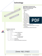 Explosion-proof fluorescent lighting fittings