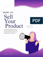 Sell Your Product: How To