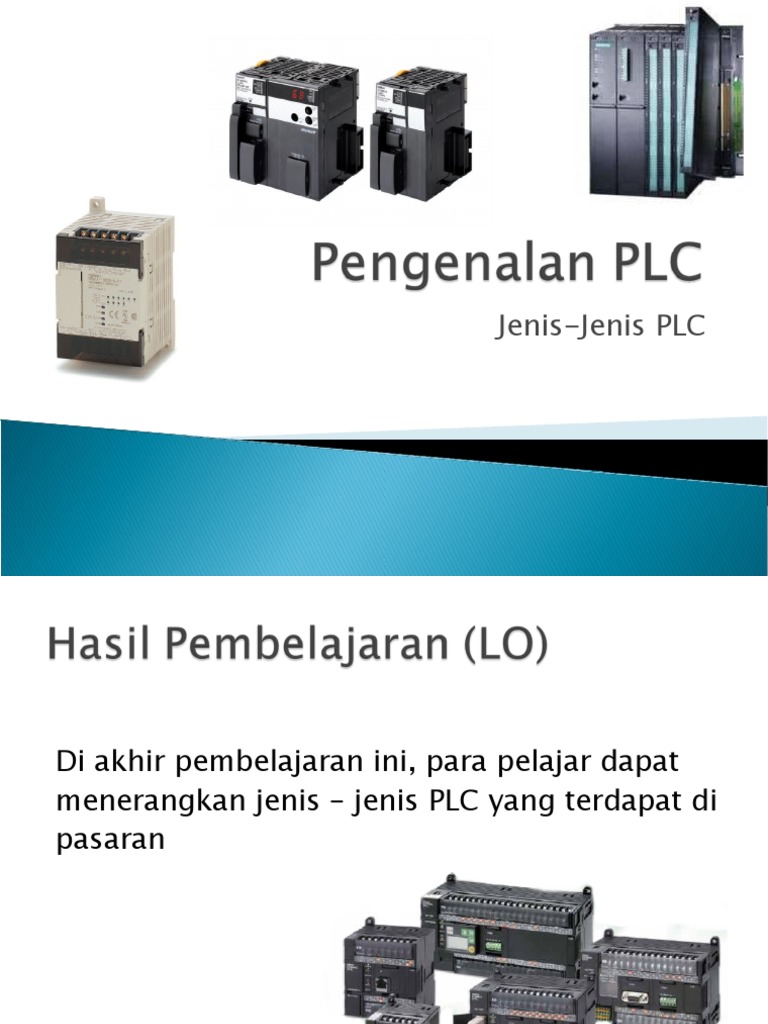 Jenis-Jenis PLC dalam Pendidikan | PDF | Programmable Logic Controller ...
