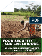 Food Security and Livelihoods Strategy SOLIDARITES INTERNATIONAL