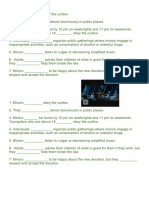 Modal Verbs Footloose