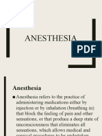 Anesthesia