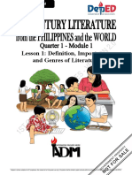 21st Century Literature Q1 Module1 Definition 1