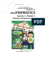Mathematics: Quarter 1: Module 1 Patterns (Sequences)