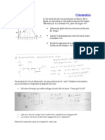 Cinemática Ejercicios Resueltos