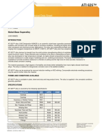 Technical Data Sheet: Nickel-Base Superalloy