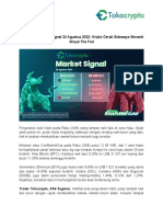 Tokocrypto Market Signal 24 Agustus 2022