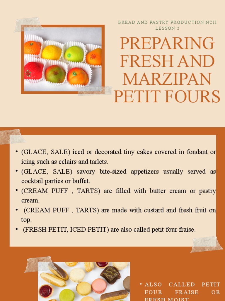 Fresh and Marzipan | PDF | Icing (Food) | Baked Goods