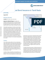 Pooled Municipal Bond Issuance in Tamil Nadu (India) : Summary Overview