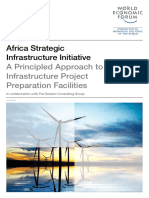 Africa Strategic Infrastructure Initiative: A Principled Approach To Infrastructure Project Preparation Facilities