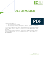 BCI Membership Application Form - Civil Society June 2020