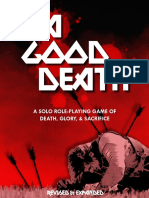 A Death Good: A Solo Role-Playing Game of Death, Glory, & Sacrifice