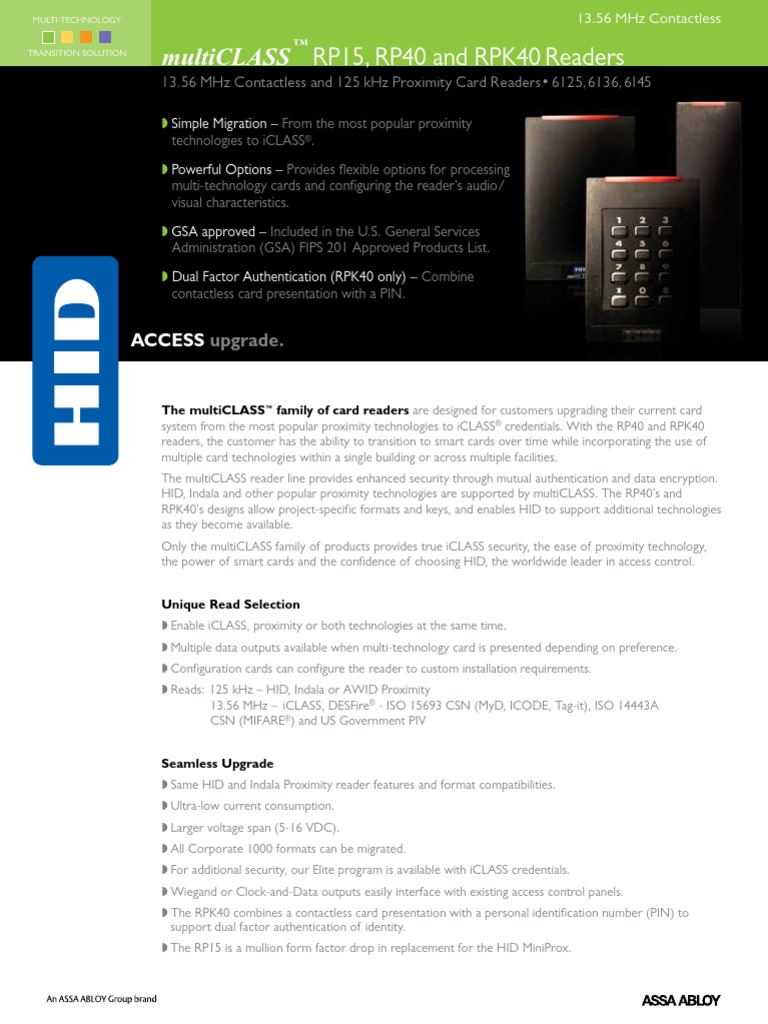 RPK 40 | PDF | Access Control | Electronics