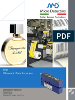 FC8 Ultrasonic Fork For Labels