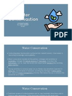 EVS - Water Conservation by Rewant