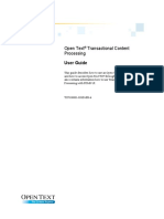 Open Text Transactional Content Processing 10.0.1 User Guide