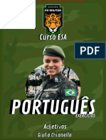 ESA PORTUGUÊS - Ex. - Adjetivos