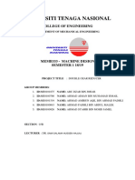 Machine Design Report PDF