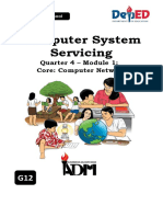 Computer System Servicing: Quarter 4 - Module 1: Core: Computer Network