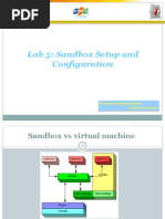 Lab 5: Sandbox Setup and Configuration: Because Teaching Teaches Teachers To Teach