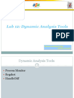 Lab 12: Dynamic Analysis Tools: Because Teaching Teaches Teachers To Teach