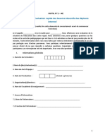 Questionnaires Evaluation Deplaces Sud