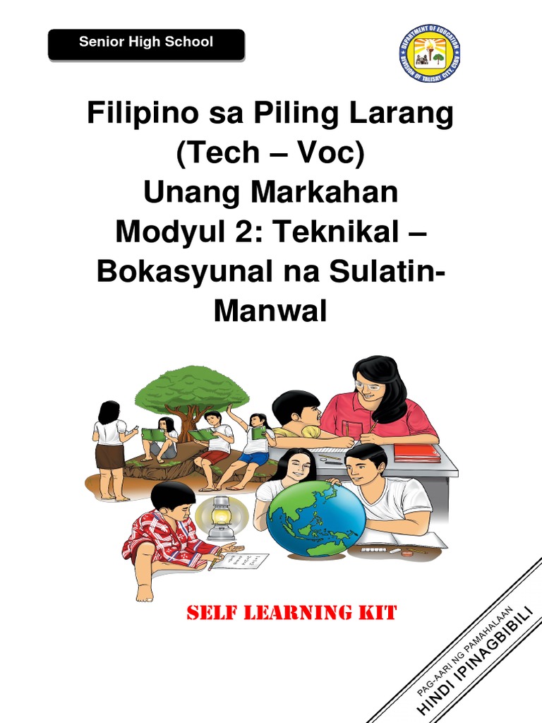 RANTEMG - PILING-LARANGAN-TECH-VOC - MODYUL-2 - q1 - MANWAL - Final | PDF