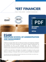 ESAM - MSC Expert Financier