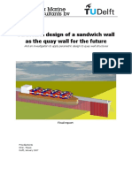 Structural Design of A Sandwich Wall As The Quay Wall For The Future
