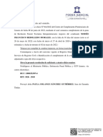 FRANCISCO REBOLLEDO MORALES, Con La Falta de 01 Días Del Mismo (Esto Es El