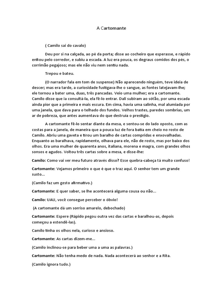 A Cartomante | PDF