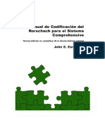 Manual de Codificación Del Rorschach El Sistema Comprehensivo - John Exner JR PDF
