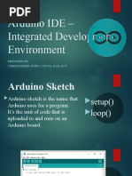 Arduino IDE Integrated Development Environment