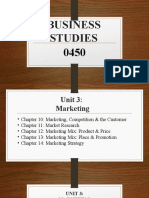 BUSINESS STUDIES CHAPTER 11: MARKET RESEARCH METHODS