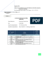 Catatan Kegiatan PKL - Swaraswati Kemala Dewi