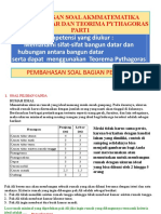 Soal Akm Bangun Datar, Pythagoras Ke 1