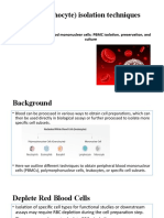 Cell (Lymphocyte) Isolation Techniques
