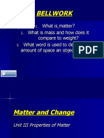 Matter and States of Change